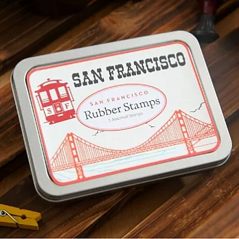 Cavallini_Rubber Stamp印章組(舊金山)
