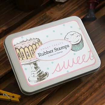 Cavallini_Rubber Stamp印章組(甜點)