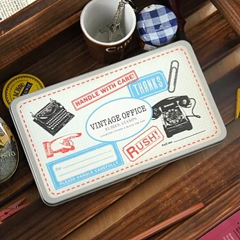 Cavallini_Rubber Stamp印章組(復古辦公室)