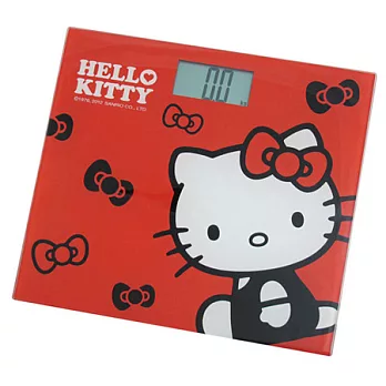 Hello Kitty電子體重計HW-316KT紅
