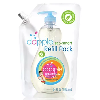 dapple 薰衣草奶瓶及餐具清潔液補充包 1005ML