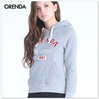 ORENDA HOODIE+長春藤學院連帽衣S麻灰
