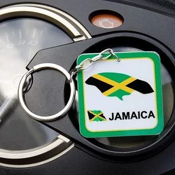 【國旗商品創意館】牙買加造型鑰匙圈