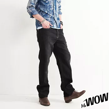 Mr.WOW英倫Casual直筒牛仔褲M牛仔深藍
