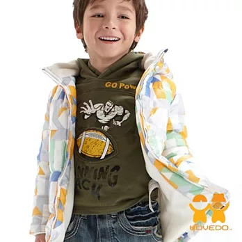 【LOVEDO-艾唯多童裝】街頭時尚 連帽保暖鋪棉外套105多色幾何