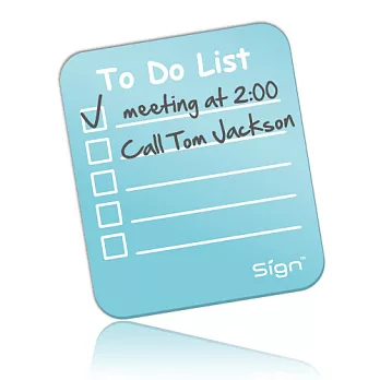 【Sign】Memo Series 矽膠任意留言貼 To do list 一組一入