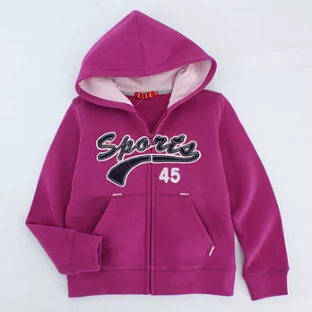 百事特童裝e店【ELLE】45號休閒連帽外套120紫
