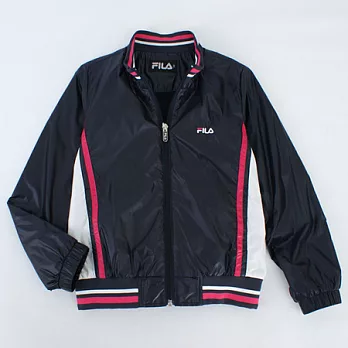 百事特童裝e店【FILA】線條造型風衣外套130丈青