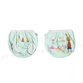 【FramiBaby】正版 le sucre砂糖兔兒童內褲(粉綠)M粉綠