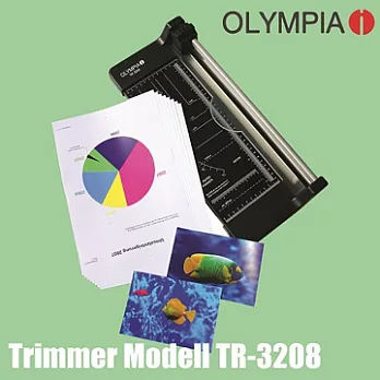 德國品牌，台灣製造【A4圓刀式裁紙機Trimmer TR 3208 】