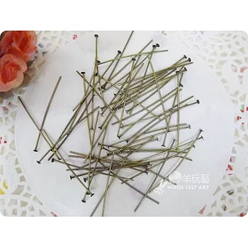 【T針 】 40MM/古銅色10g