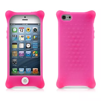 Bone / iPhone 5 Bubble 繽紛逗扣防撞保護套桃紅