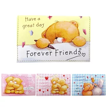 Forever Friends 仿皮卡片套淺黃