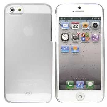 ray-out iPhone5皮革漆背蓋(RT-P5C4)透明