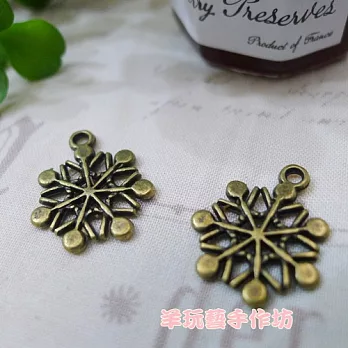 古銅色 雪花B 3個/包