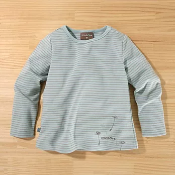 百事特童裝e店【minihope】粉彩條紋圓領上衣110淺綠