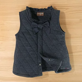 百事特童裝e店【minihope】氣質公主夾棉背心100深灰