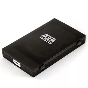 USB3.0 2.5吋免螺絲超輕型硬碟外接盒/ 保護盒黑