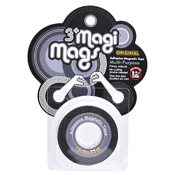 3+ Magi Mags 磁鐵膠帶 19mm x 5M 經典系列經典銀