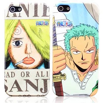 OneMagic iPhone5 航海王 TPU閃粉保護殼 魯夫海賊團系列-索隆