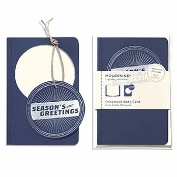 Moleskine聖誕節掛飾禮卡(Season’s Greetings) (口袋型)