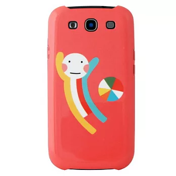 韓Epicase Samsung Galaxy S3 i9300抗磨手機殼 保護殼 Rainbow (林果創意 LinGo)無橘紅