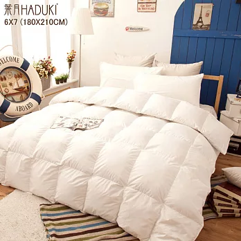 2012日本同步流行【葉月】100%天然水鳥羽絨絲被(白)-雙人6X7尺
