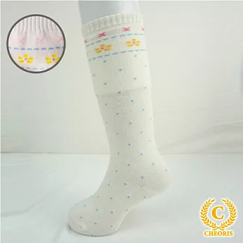 【anny pepe】兒童點點小花長襪13粉