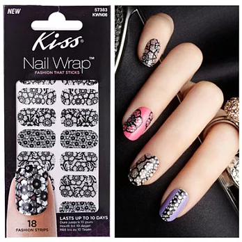 KISS美甲3D貼膜-迷人雅致-KWN06