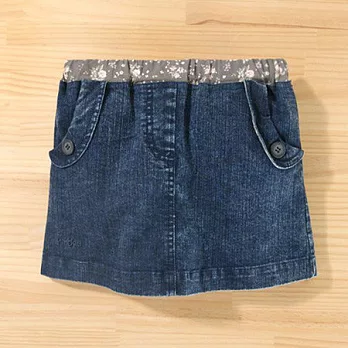 百事特童裝e店【minihope】經典俏麗牛仔短裙130藍