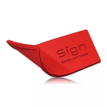 【Sign】eTag 隱形小幫手 提升車內品質 / 可黏貼聯絡資訊 Eztag紅