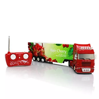 【Toy F1】【男孩最愛】遙控水果貨櫃車(手動裝卸貨櫃)