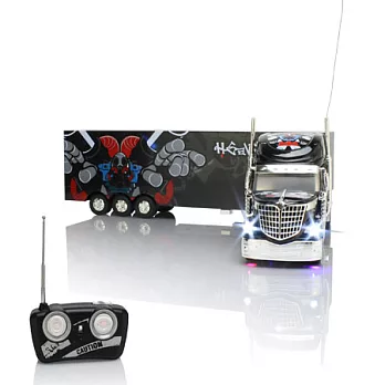 【Toy F1】【男孩最愛】遙控聲光貨櫃車(可遙控裝卸貨櫃)