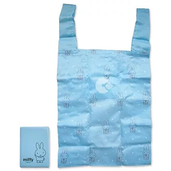 米菲兔Miffy 購物袋附收納盒藍色