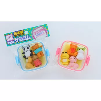 【iwako】NO PVC 環保造型橡皮擦 小盒裝(動物組合)