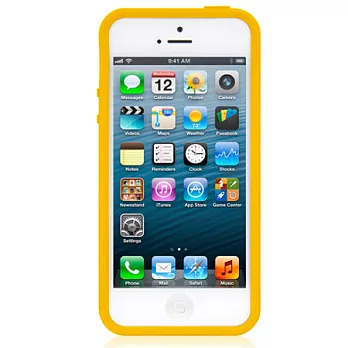 LUXA2 ACE 彩色 iPhone5保護框(黃)