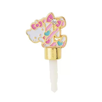 SANRIO HELLO KITTY 專屬密碼系列字母耳機孔栓E