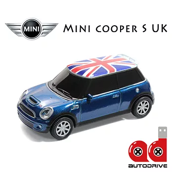 經典造型隨身碟—MINI COOPER S-UK版(藍-8G)湖水藍