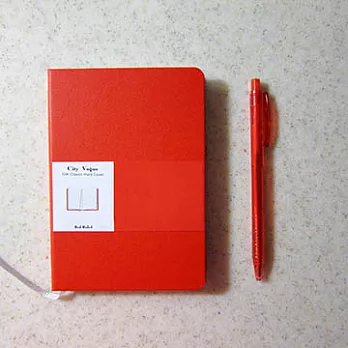 【年度經典 納紋系列】50K 都會時尚橫線筆記紅
