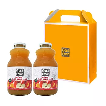 【GoodSome 好東西】美國原裝進口有機蘋果汁禮盒(946ml*2入)
