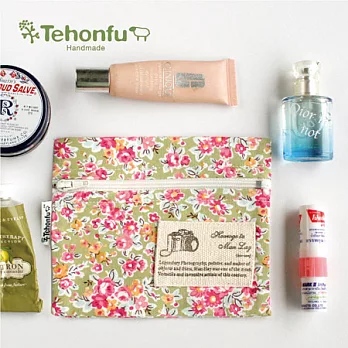 手本風Multi收納袋S-小花園--薄荷