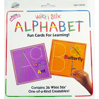 Alphabet Cards 創意彩色蠟條 字母學習組