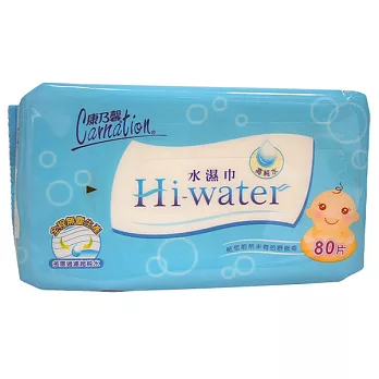 康乃馨Hi-water水溼巾/80片
