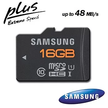 Samsung 三星 Ultra Plus 【16G】 microSDHC class10 UHS-1 高速卡 - 原裝