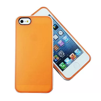 【BIEN】iPhone 5 簡約大白邊框保護殼 (橘)