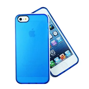【BIEN】iPhone 5 簡約大白邊框保護殼 (藍)