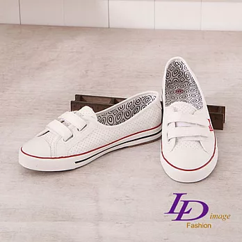 【LD image】甜美效應-輕盈芭比˙ＳＴＡＲ˙防水帆布鞋_36白