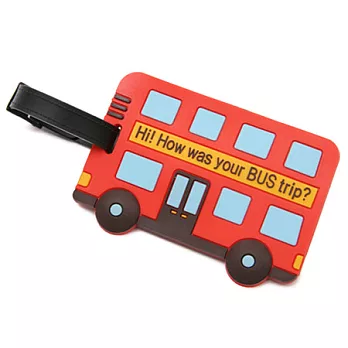 生活系列行李吊牌。公車