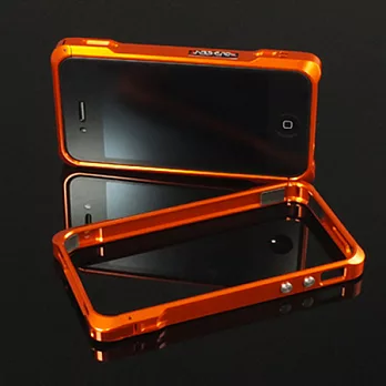 iPhone 4/4s 金屬邊框 尊爵型橙果桔