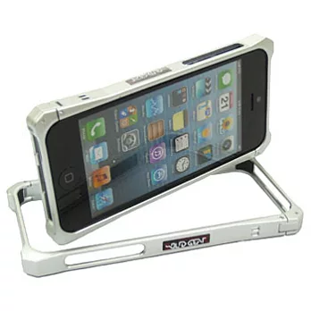 iPhone 5 卡扣式金屬框 / 星河銀